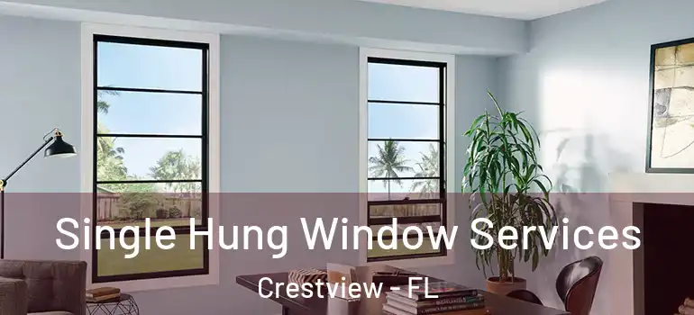  Single Hung Window Services Crestview - FL